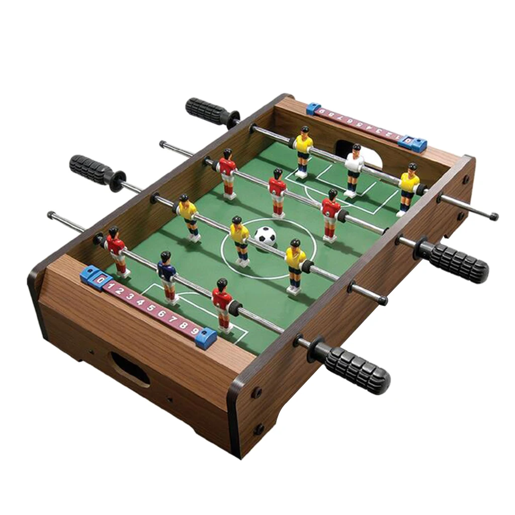 Mini Tabletop Foosball Table-Portable Mini Table Football / Soccer Game Set with Two Balls and Score Keeper for Adults Kids