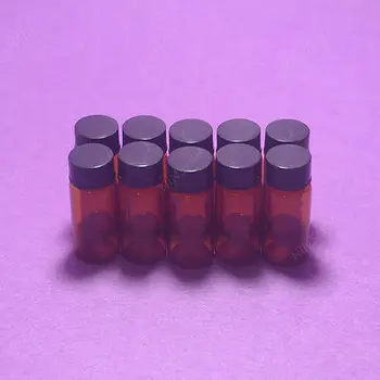 

10ML Amber Reagent Bottle,Sample,Penicillin Vials,With PP Screw Lid,10PCS/LOT