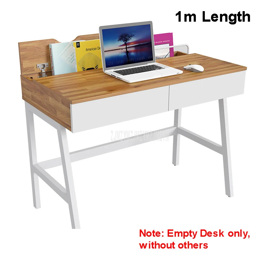 100 см Длина деревянный стол Домашний ноутбук настольный компьютерный стол Спальня прикроватный студенческий стол современный стол для ноутбука 12116