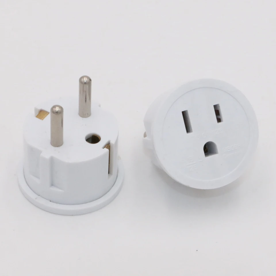 Neuftech Adattatore Spina US a Presa shuko Italiana/EU Europa USA Cana
