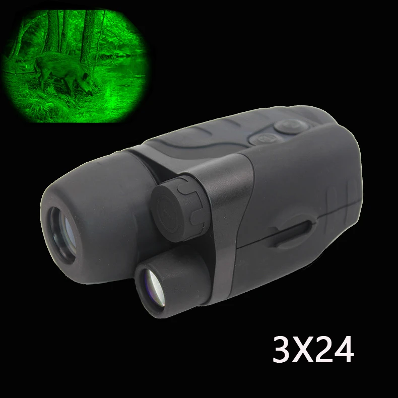 Free Shipping 3X24 digital monocular infrared night vision goggles