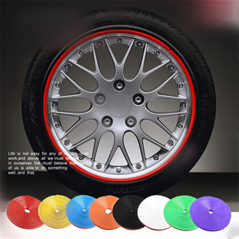 Car Wheel Hub Decorative Strip Auto Rim/Tire Protection for Cadillac XTS SRX ATS CTS/Renault Koleos Fluenec Latitude | Автомобили и