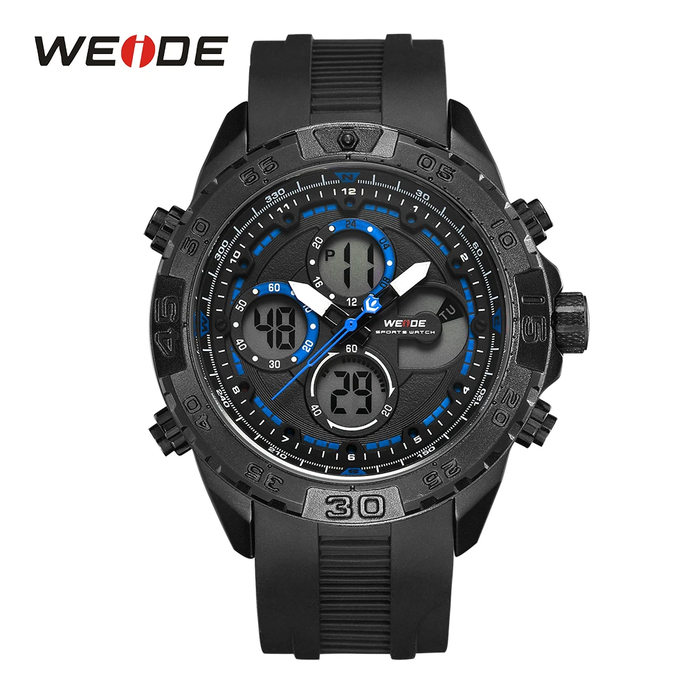 

WEIDE Quartz Men Fashion Brand Chronograph digital Auto Date military army Calendar Wrist Watch Reloj Hombre Relogios Masculinos