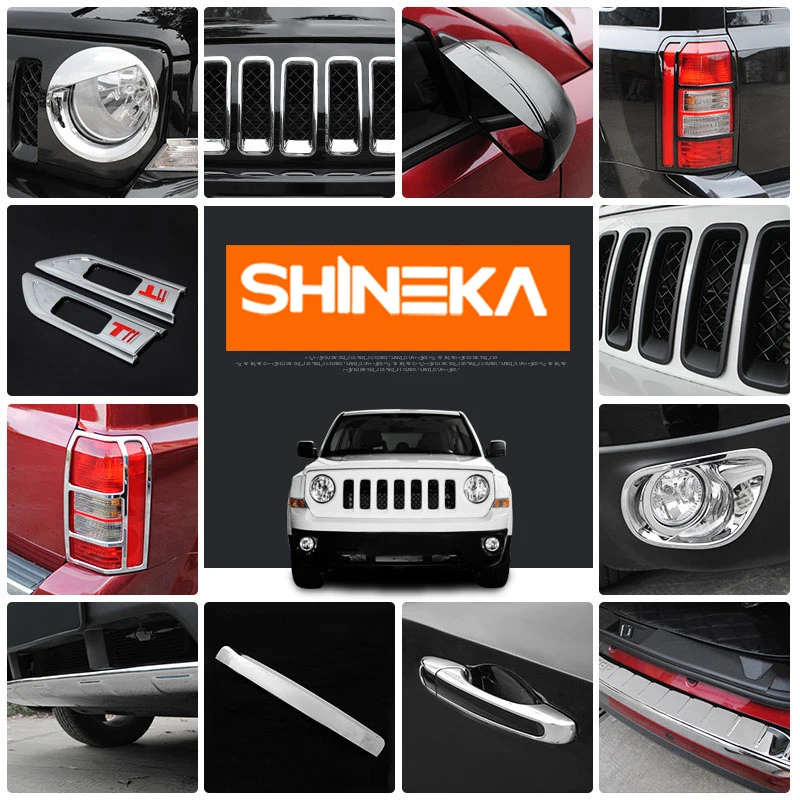  SHINEKA Car Sticker for Jeep Patriot 2011-2016 Car styling Stickers and Decals For Jeep Patriot 201