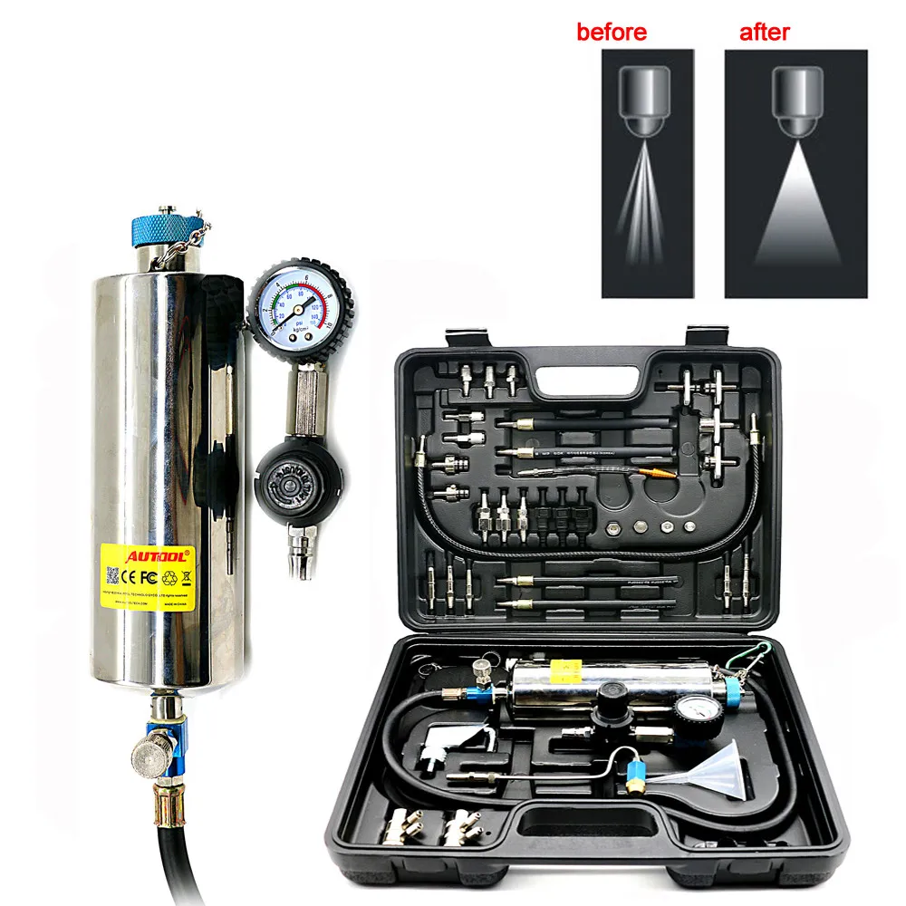 Car Vehicle Fuel Injector Washing Tool Universal Automotive Non