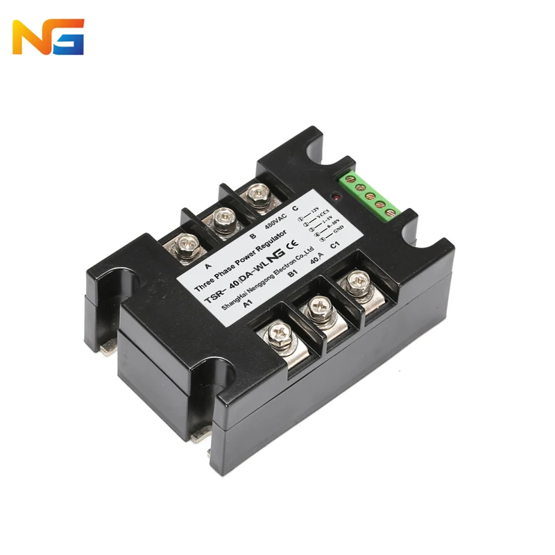 

NG TSR-40DA-WL torque motor speed control regulator three phase DC SCR multiple control signal 0-380V speed controller module