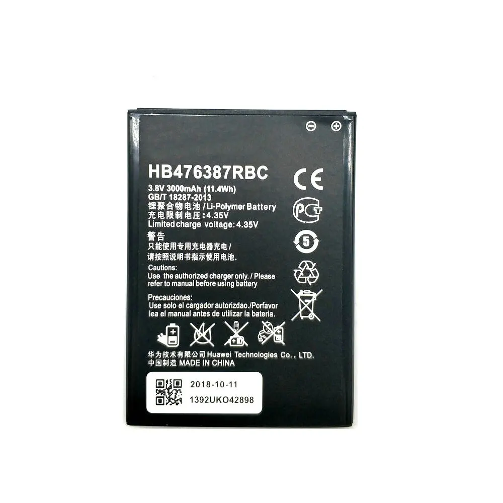 2019 новый высококачественный 3000mAh HB476387RBC запасной аккумулятор для Huawei Honor 3X G750 |