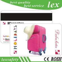 1000 шт. печать карта с HICO Магнитный полосы, печать hico Магнитный карты с Трек кодирования, плотная ПВХ карточки с магнитной полосой