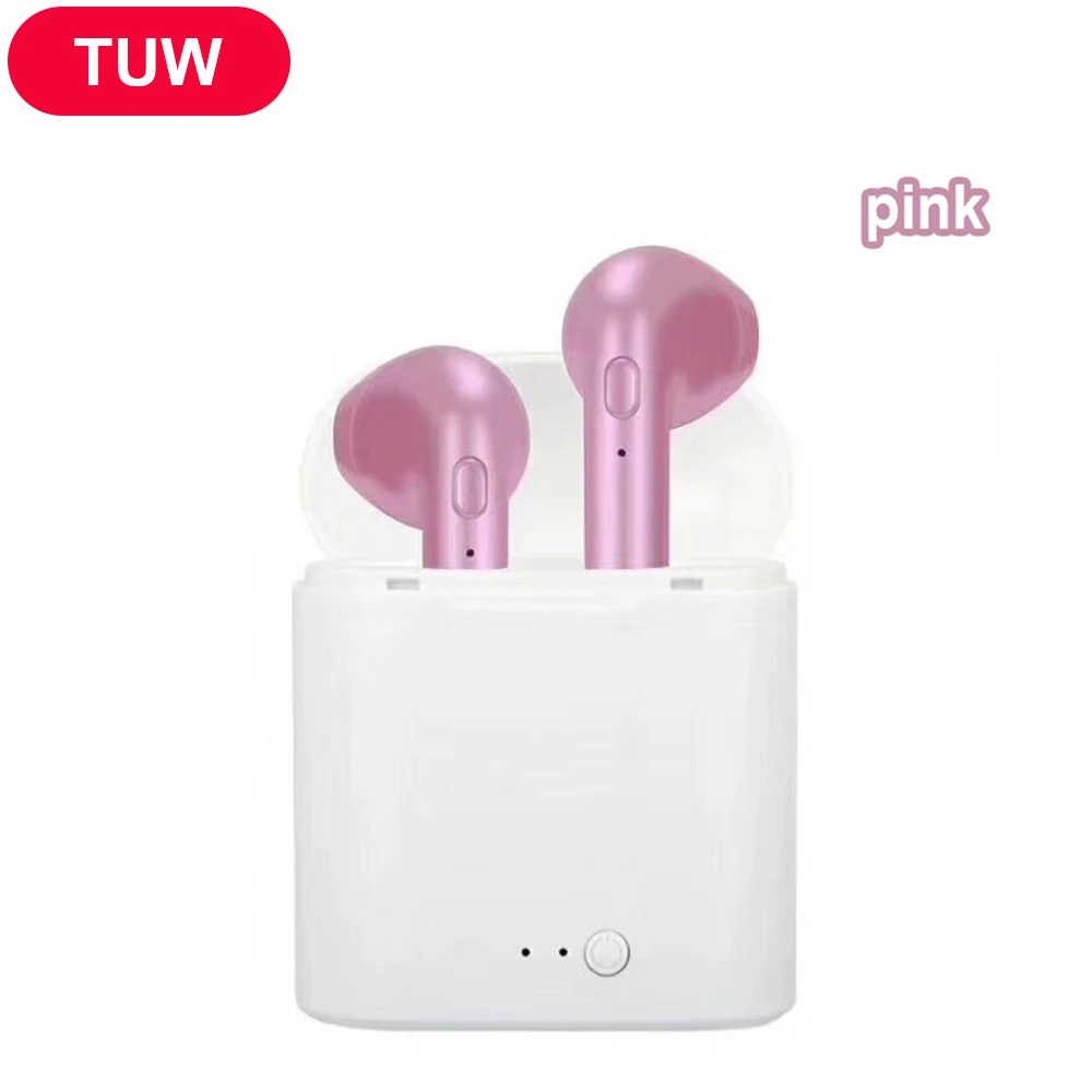 

I7 i7S Bluetooth Earphone Dual-ear Wireless Stereo With Charging Bin TWS To Ear with OPP bag package