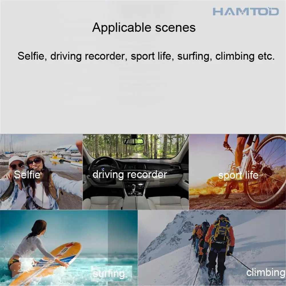 HAMTOD H9A 2,0 дюймовый ЖК-экран HD 4 K WiFi камера движения 120 градусов широкоугольный объектив с водонепроницаемым корпусом Детский комплект подарок