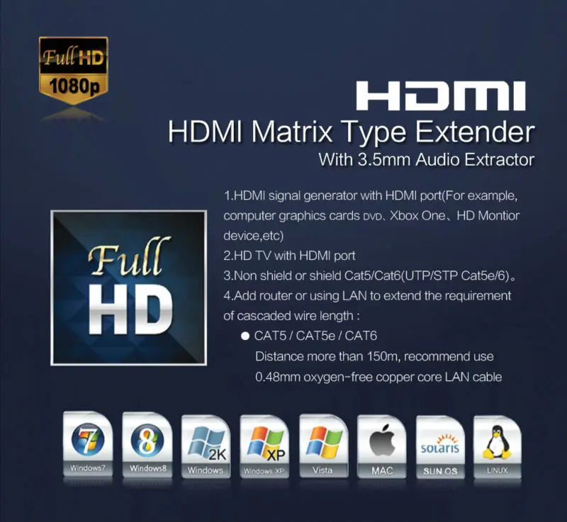 Hsv891 Матрица HDMI удлинитель с ИК Управление 3.5 мм аудио эксрактор Максимальная Поддержка 16 * расширения 236 HDMI матричный Extender по LAN