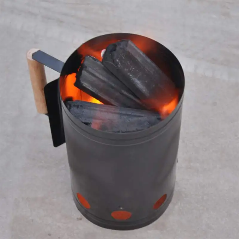 

Barbecue Tools Fast Point Charcoal Ignition Barrels Carbon Stove Ignition Outdoor Barbecue Tools Bamboo Chimney Starter