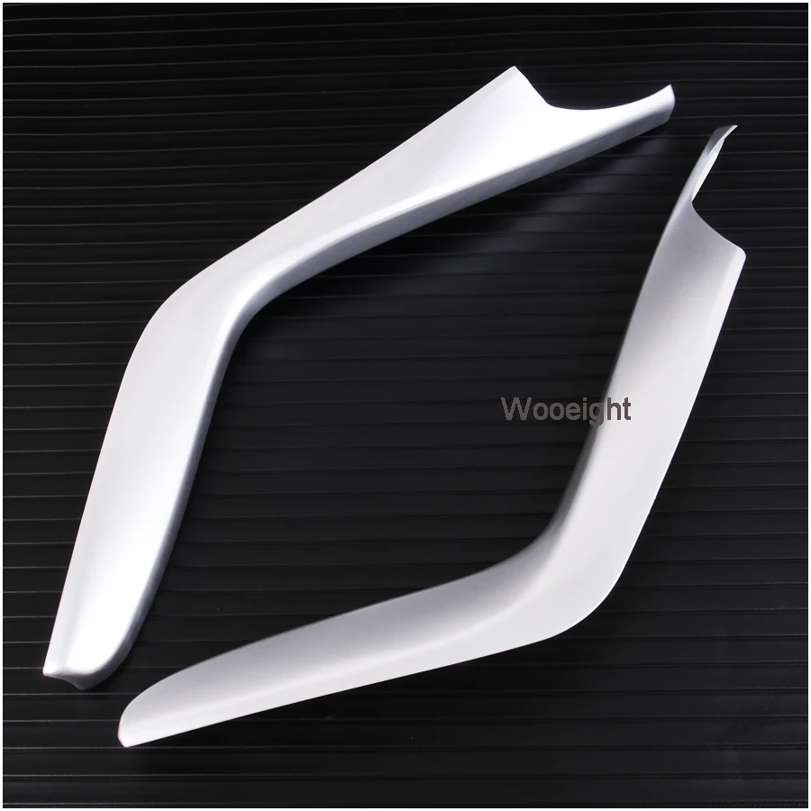 Car Interior Mouldings Decoration ABS Matte Chrome Dashboard Side Moulding Cover Trims For Honda Civic 10th 2016 2017 2018