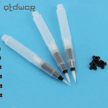 

Refillable Water Brush Ink Pen for Water Color Calligraphy Drawing Painting Illustration Office Stationery