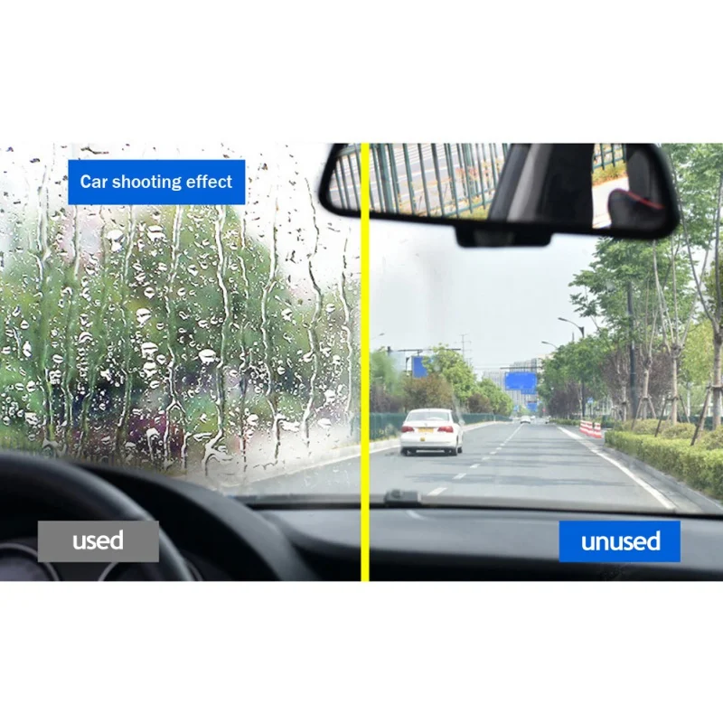 Эффективное автомобильное переднее лобовое стекло анти-запотевание агент зеркало заднего вида дождестойкий затопление пленка окно внутренний водоотталкивающий