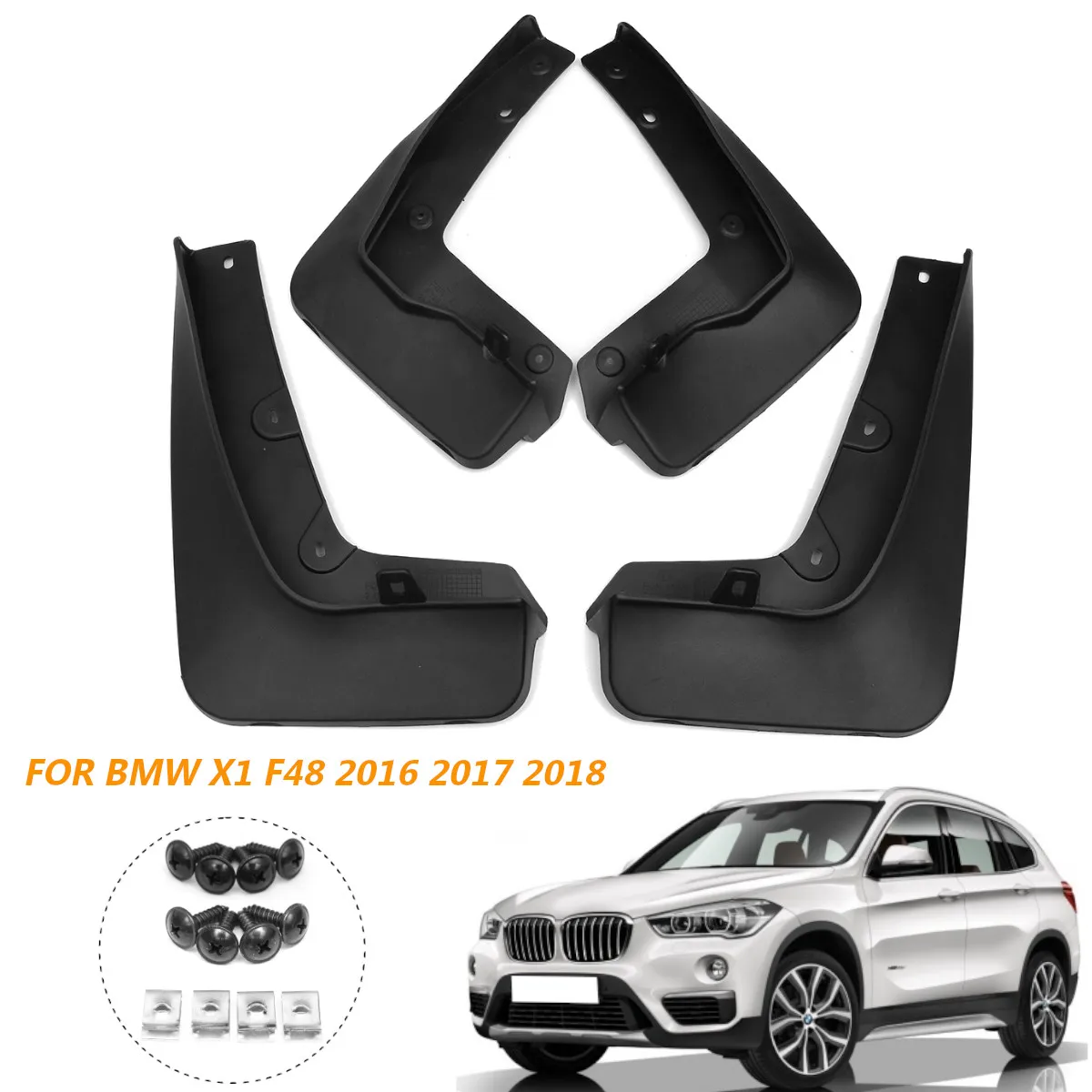 Передняя и задняя Брызговики для BMW X1 F48 2016 2017 брызговики автомобильные