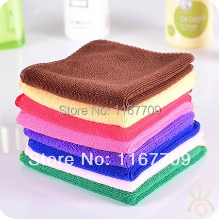 

(20Pcs/Lot) Cheap Microfiber Mini Hand Towels Bathroom Quick drying Disposable Cleaning Kitchen Towel