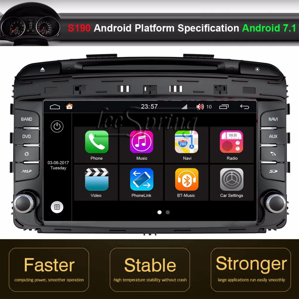 

Android 7.1 Car DVD GPS Player for KIA Sorento 2014