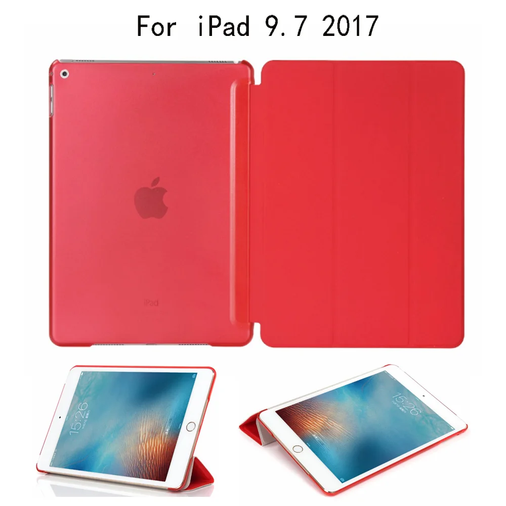 Новый тонкий чехол для iPad 9 7 2017 умный флип с подставкой PU Магнитный книжка A1822 A1823