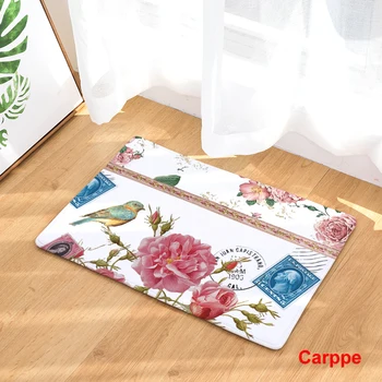 

Bird Flowers Tree Print Bedroom Door Entrance Carpet Doormat Rug Non-slip Bathroom Living Room Kitchen Floor Mats 40X60 50X80