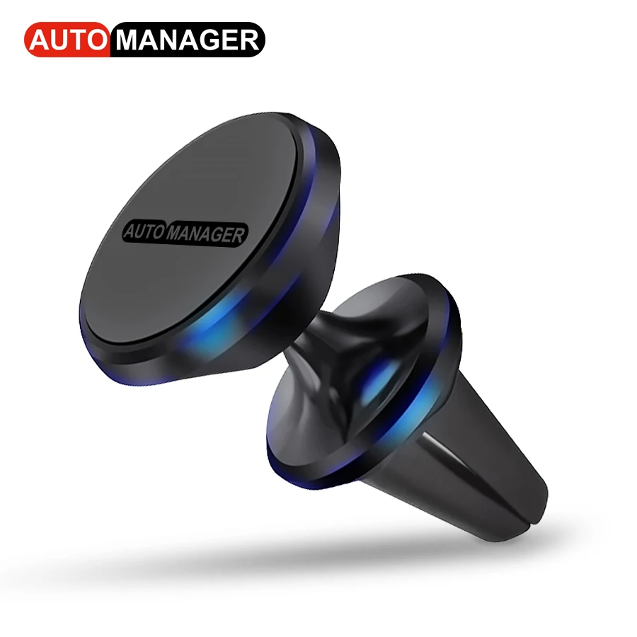 

360 Degree Car Phone Holder Magnetic Mobile Cellphone Support Auto Air Vent Universal