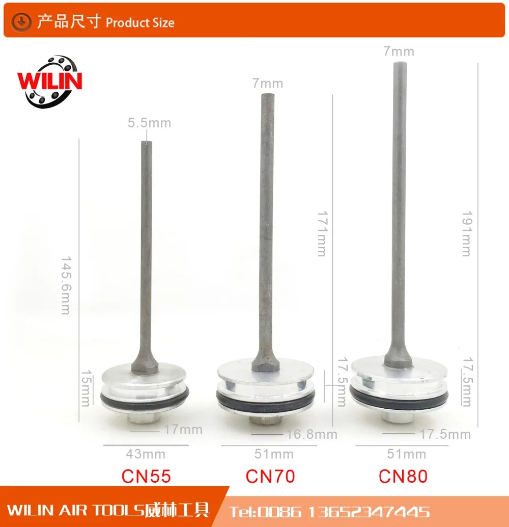 

Free shipping Reilyn Piston CN70 Accessory for nail gun parts for Coil Nailer CN80 for Max B Pin Manufactery Direct Wholesale