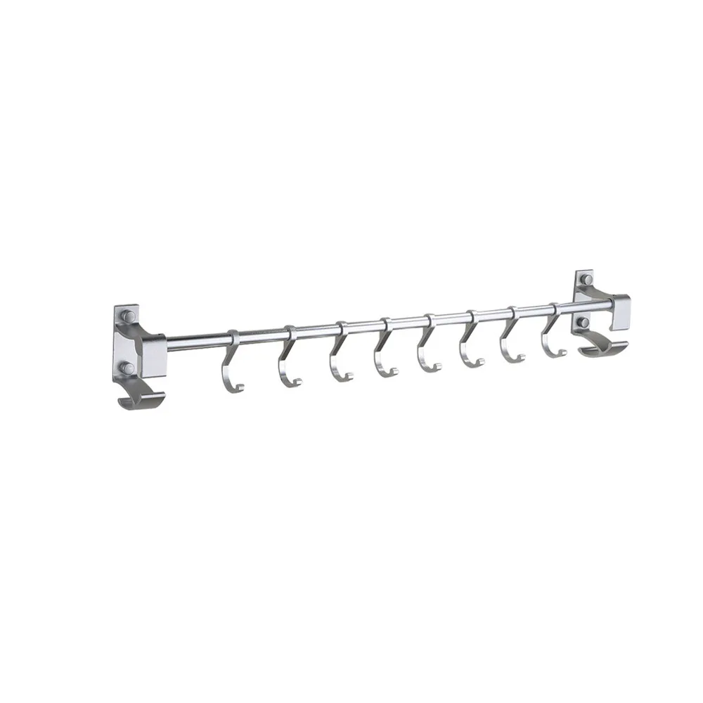 

Kitchen punch-free hook frame multi-function wall hanging spatula hook storage rack strong paste row hook frame WY5301622