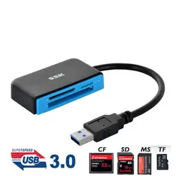 Премиум USB 3,0 Professional Card Reader CF SD SDHC HC SDXC UHS-I UHS TFLASH