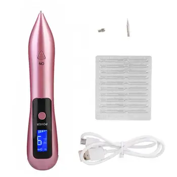 

LCD Dot Mole Freckle Spot Tattoo Removal Pen Ionic Skin Machine Spot Mole Removing Wart Corns Dark Spot Remover