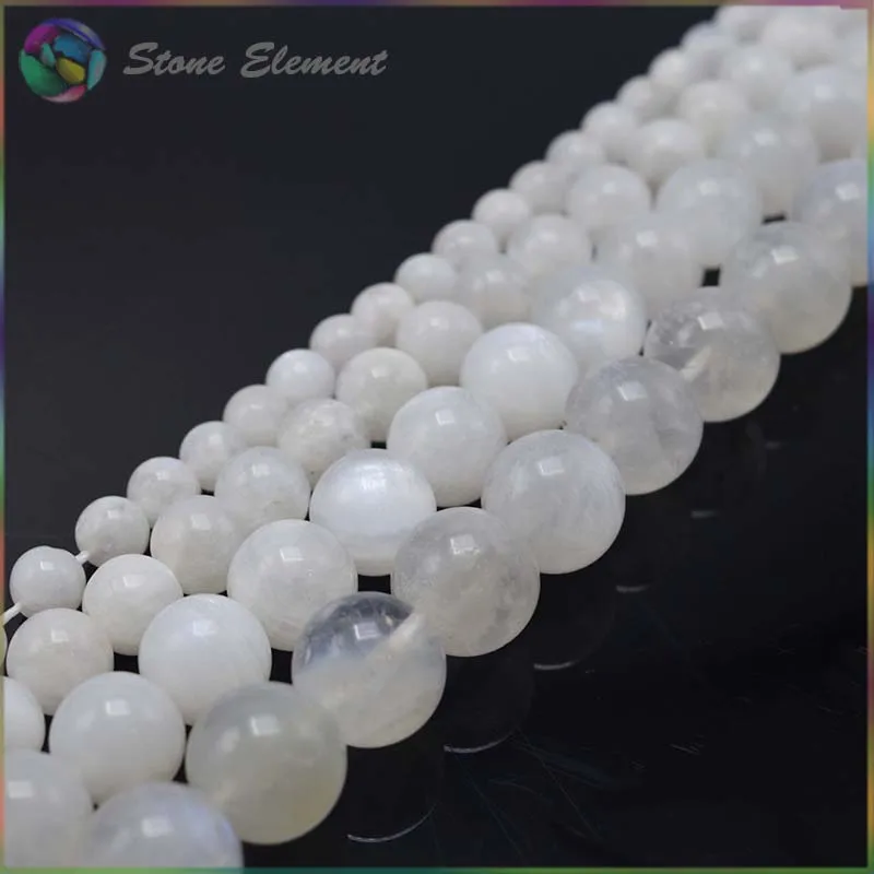 

Genuine Natural Blue Flash Moonstone / Moon Stone Loose Round Beads 6mm,8mm,10mm,12mm