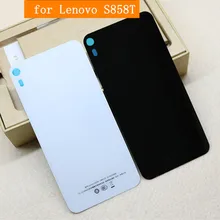 Для lenovo S858T стеклянная задняя крышка батарейного отсека для lenovo S858T задняя крышка Корпус Замена двери запасные части