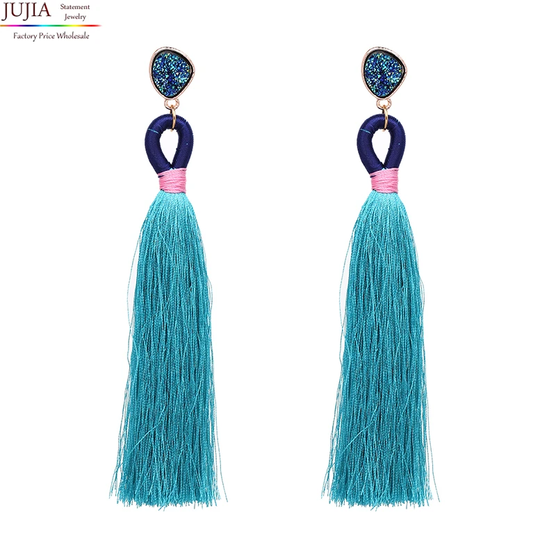 Женские серьги с подвесками JUJIA Эффектные ювелирные изделия оптом|dangling earrings for