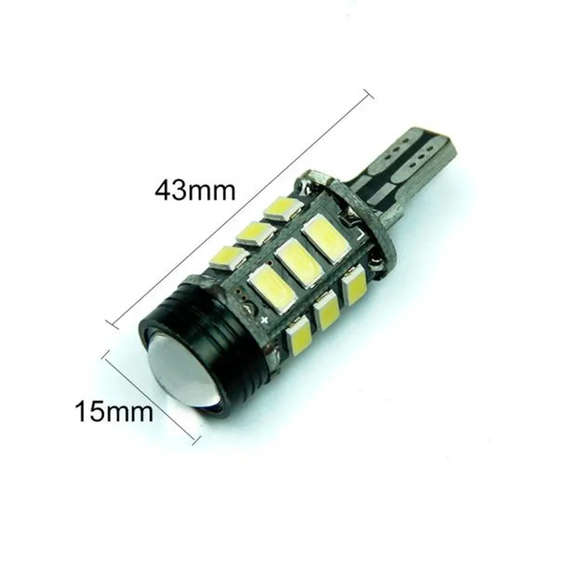 

Car styling New Canbus Car LED 7.5w T15 LED Reverse Light W16W 15SMD P30 July18