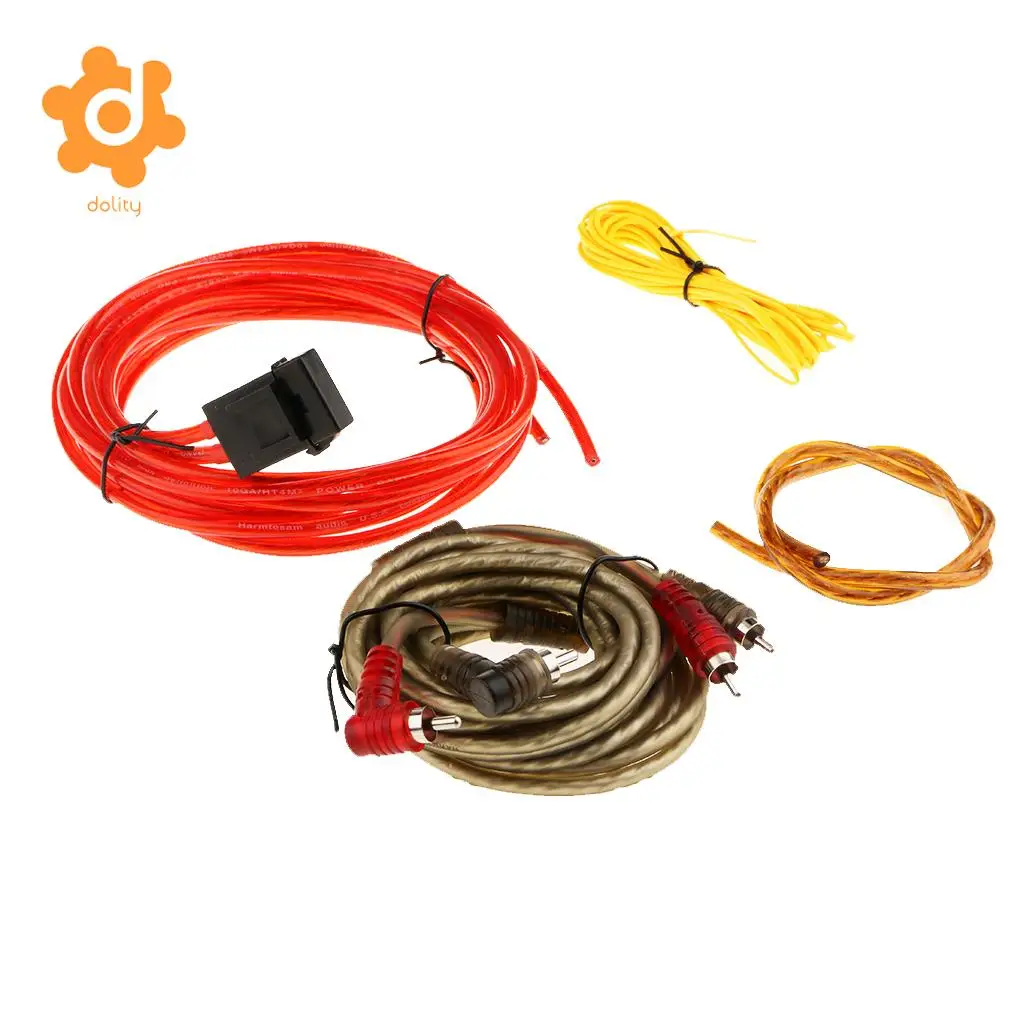 Car Audio Subwoofer Sub Amplifier AMP RCA Wiring Kit Power Cable 126