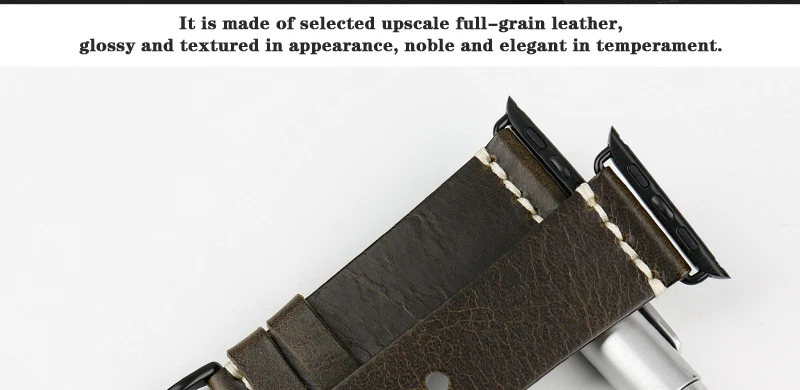 High Quality brown watch strap