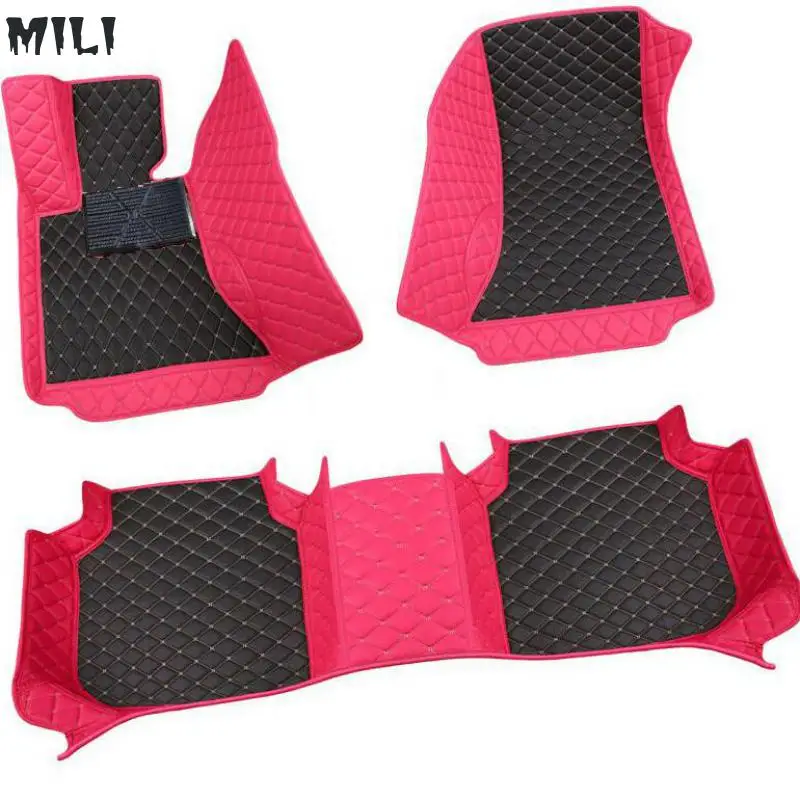 

Two-tone, sports, custom, car floor mat Models Corolla Camry Rav4 Auris Prius Yalis Avensis 2014 Customize 10 colors