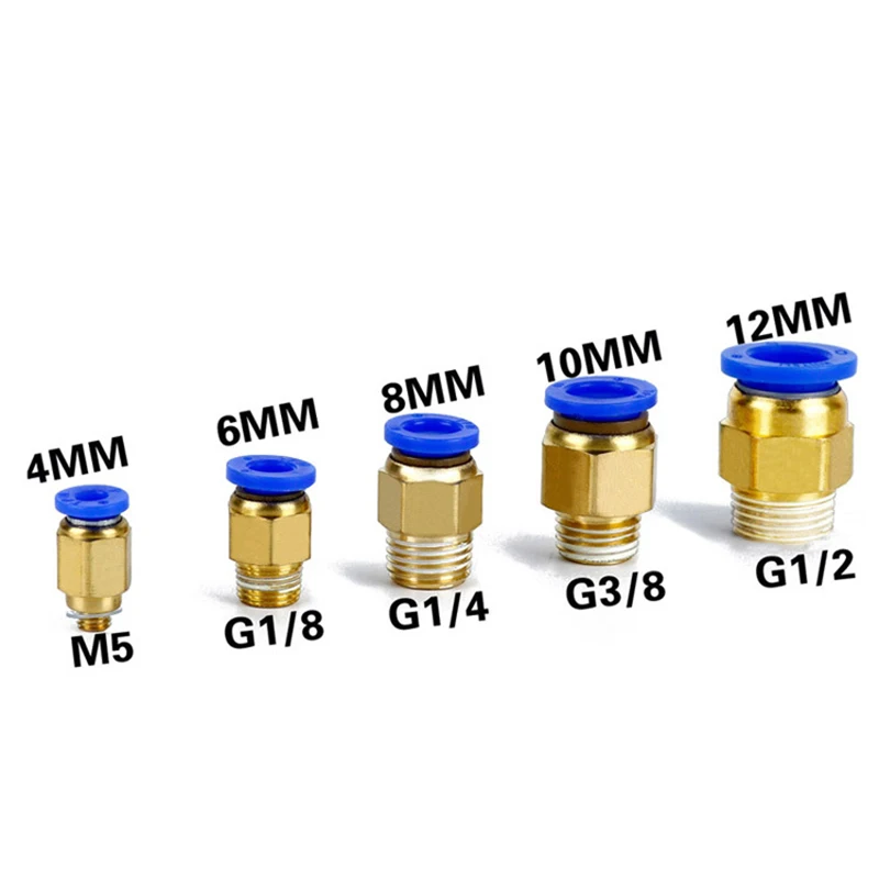 Métricas de Nylon Pieza T push-fit conectores-Tamaño 4 mm A 12mm 