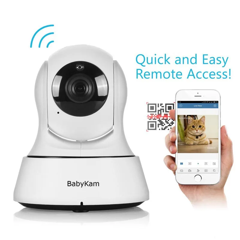Ip камера BabyKam HD для домашней безопасности 720P WiFi монитор младенца ночное видение