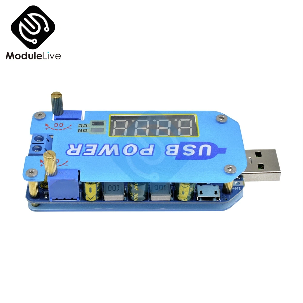 Регулируемый DC-DC CC CV 15 Вт USB 5 В до 3,3 в 12 В 24 в 30 в повышающий/понижающий источник питания повышающий понижающий преобразователь модуль с корпусом чехол