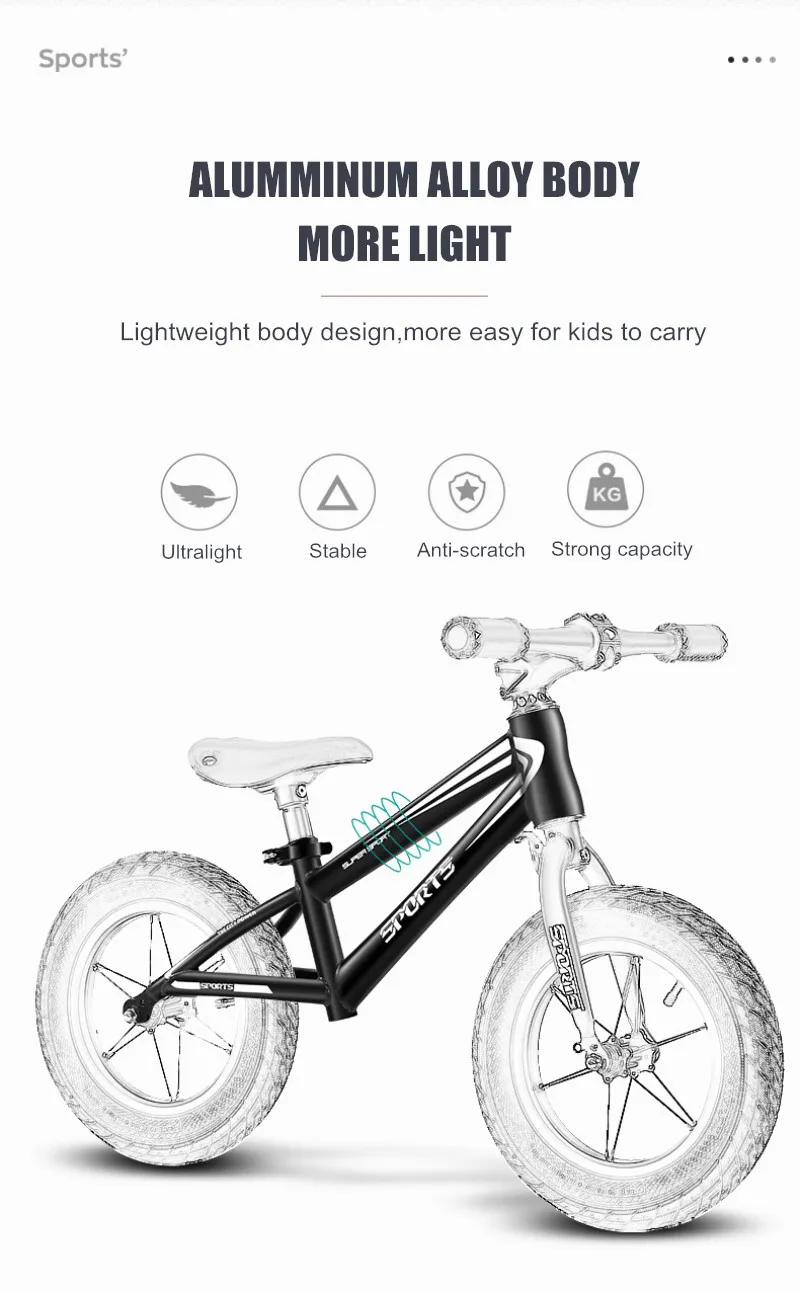 Flash Deal Brand New 12" Balance Bike Kids Balance Bicycle For 2~9 Years Old Children No-Pedal Complete bike Aluminium alloy Ultralight 5 Flash Deal Brand New 12" Balance Bike Kids Balance Bicycle For 2~9 Years Old Children No-Pedal Complete bike Aluminium alloy Ultralight 5