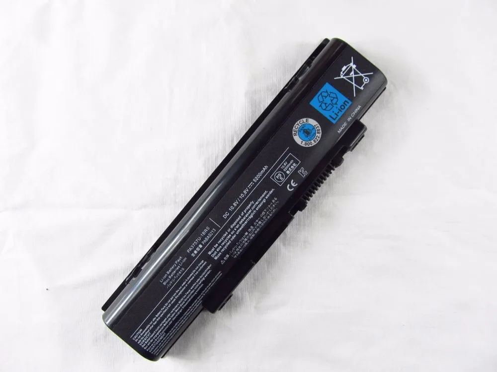 

New Laptop Battery for Toshiba Qosmio F60 F750 F755 T851 V65 series PA3757U-1BRS PABAS213 10.8V 5200mAh