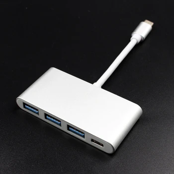 

DOITOP 4IN1 UBS Type-C to 3 USB 3.0+USB-C Charging Port HUB Adapter Cable Type-C to Type-C 3HUB/USB3.0 Super Speed Adapter Cable