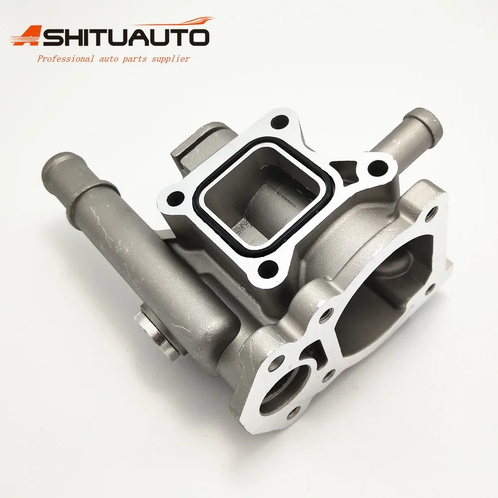Aluminum Engine Cooling Thermostat Housing Cover with Sensor For Chevrolet Cruze Epica Opel Astra Vectra96984103 96817255