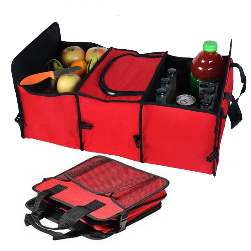 Auto Rear Rack Storage Box organizer Drink Food Insulation Ice Basket Car Tool Container Automobiles Interior