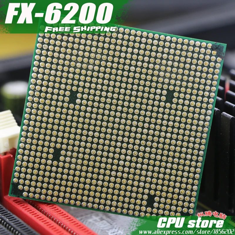 Процессор AMD FX 6200 AM3+ 3,8 ГГц/8 Мб/125 Вт шесть ядер процессор FX последовательные части FX-6200(Рабочая) fx 6300 6100