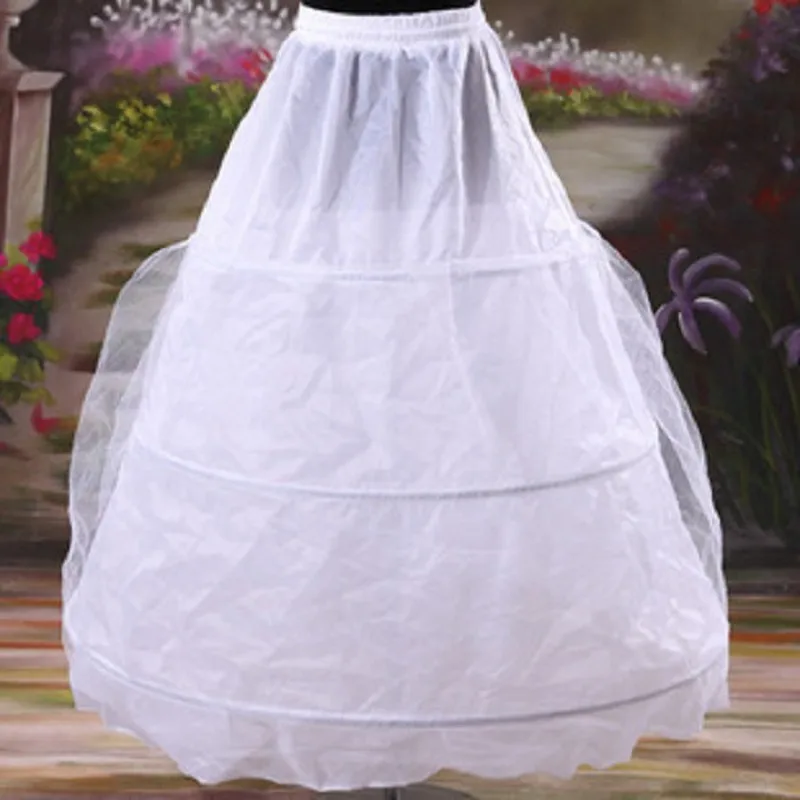 Лучшие продажи Че A P Weddng брод a L pettico TS один Слои Line три кольца crino нижние юбки