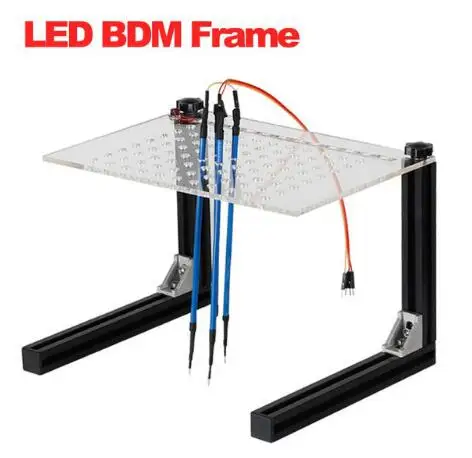 BDM Рамка с Aapters работает для BDM программиста/CMD 100 полный набор подходит для оригинальной KESS V2 V2.23 V2.47/Ktag 7,020/Fgtech V54 - Цвет: LED BDM Frame