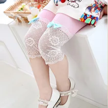 Summer Baby Leggings Cute Girl Trousers Lace Kids Leggings Colorful Girls Bud silk Pants Children Clothing Short Children Pants. vikita brand girls leggings kid baby girl pants children butterfly trousers children clothing leggings roupas infantis g5229 mix