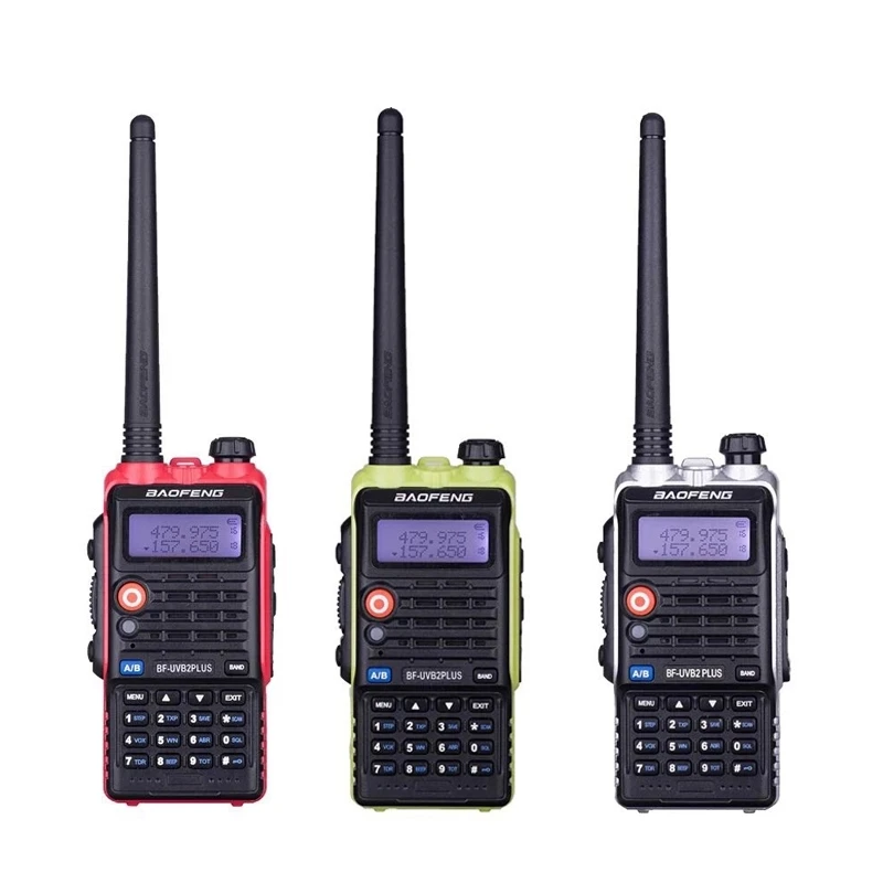 100% оригинал 5 Вт двухдиапазонный Baofeng Walkie Talkie UV B2 Plus двухстороннее радио|Рации| |