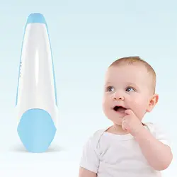 8 в 1 очиститель электрический с светодиодный фонарь Педикюр Маникюр новорожденный немой триммер для ногтей комплект безопасности детские